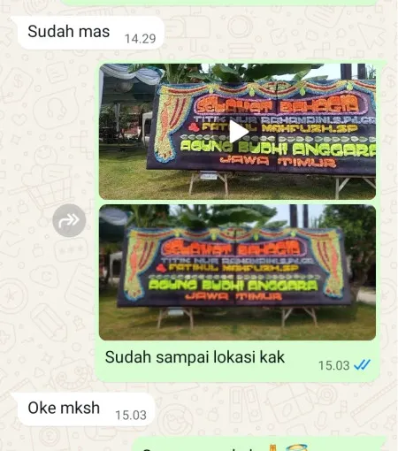 Pengiriman Papan Bunga Grand Indonesia