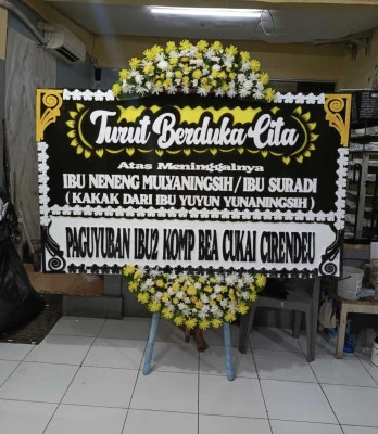 Papan Bunga di Grand Indonesia